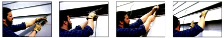 Siding Is Carefully Removed ~ Holes Are Drilled ~ Cellulose Is Blown In ~ Siding Is Replaced ~ Click for larger image