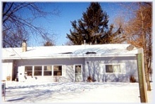 Two Hot Spots Creating an Ice Dam Over the Entrance ~ Click for a larger image
