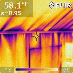 Infra-Red Scan After Completed by Houle Insulation
