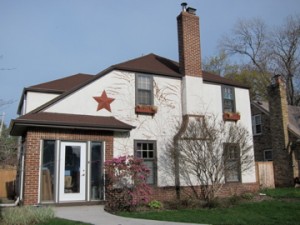 The house. It needs work.